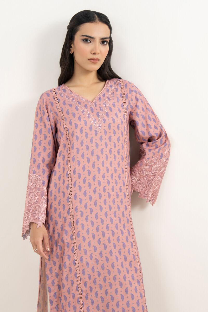 Embroidered Raw Silk Shirt