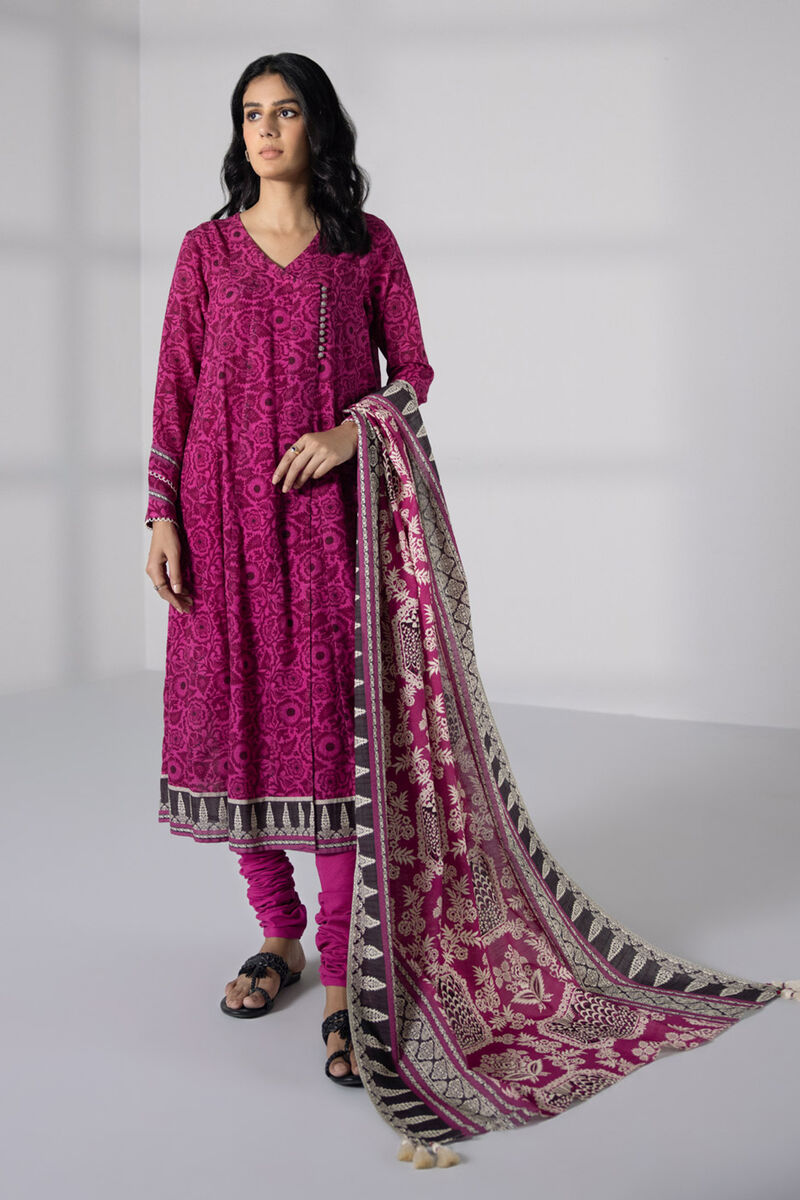 3 Piece - Printed Lawn Suit