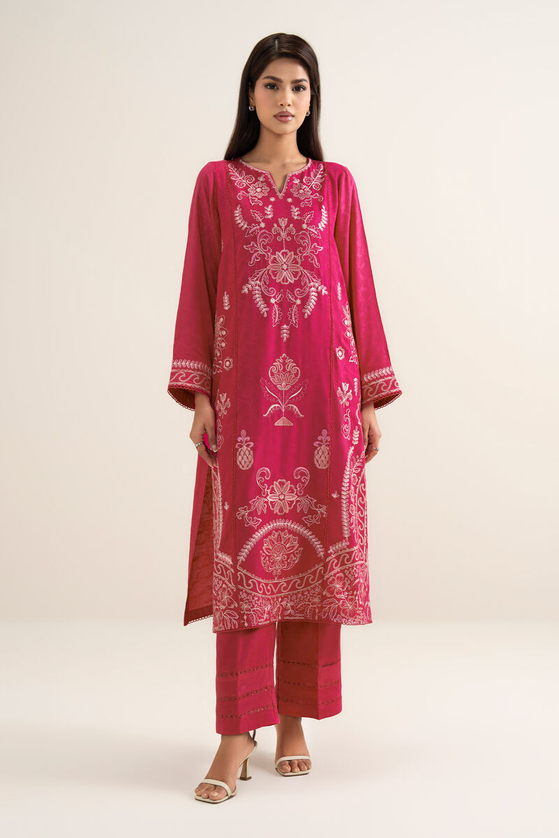 Embroidered Arabic Jacquard Shirt