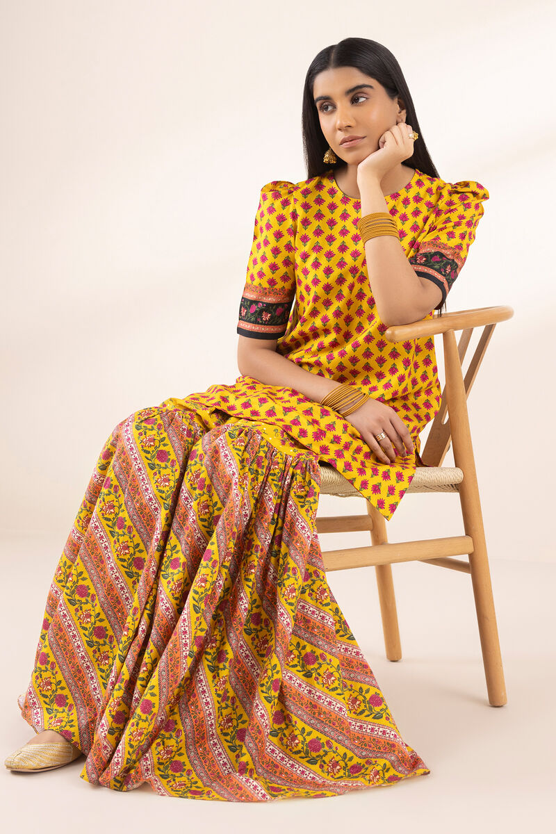 Printed Arabic Lawn Shirt