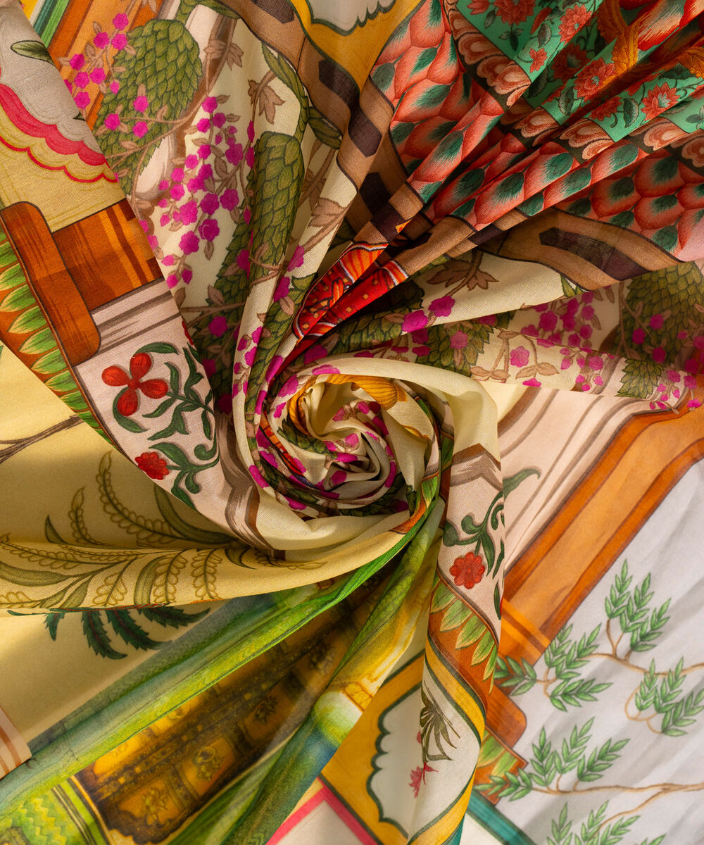 Lawn Printed Multi Dupatta