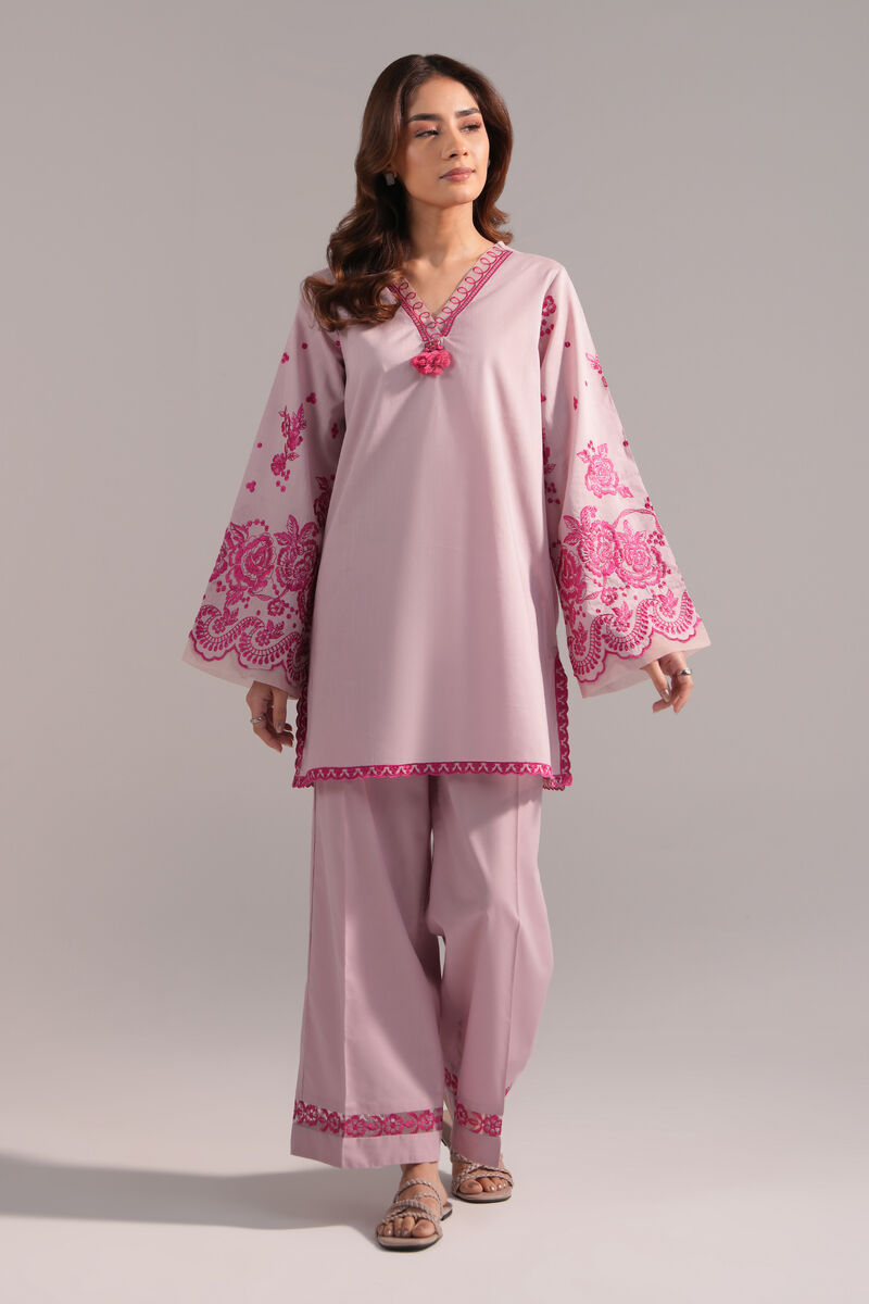 Embroidered Crosshatch Shirt