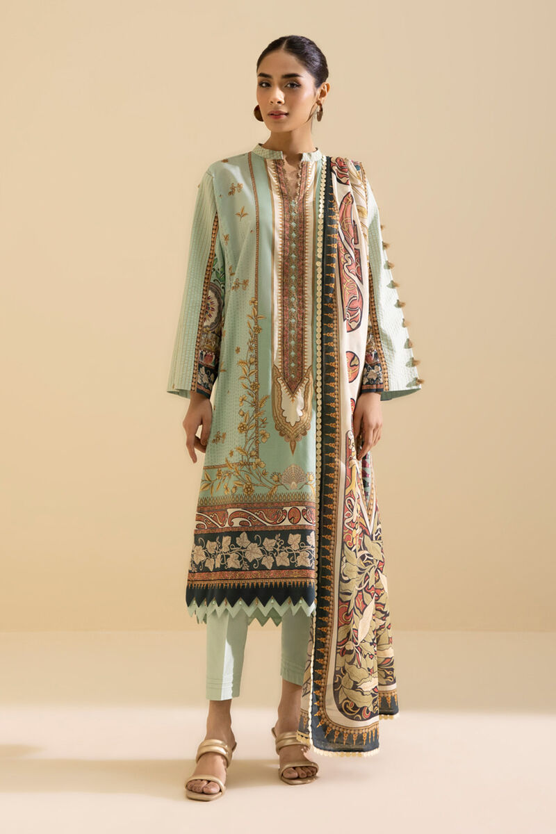 3 Piece - Printed Lawn Suit