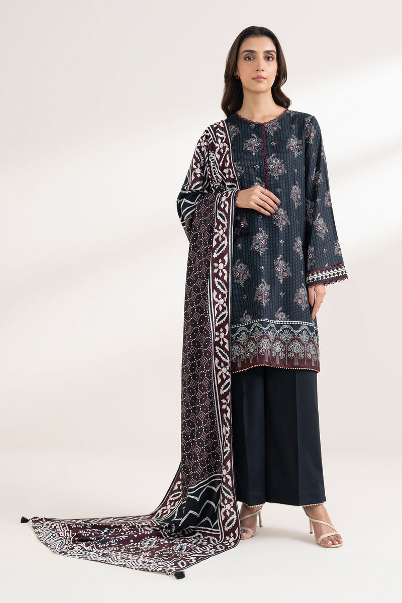 Printed Linen Dupatta