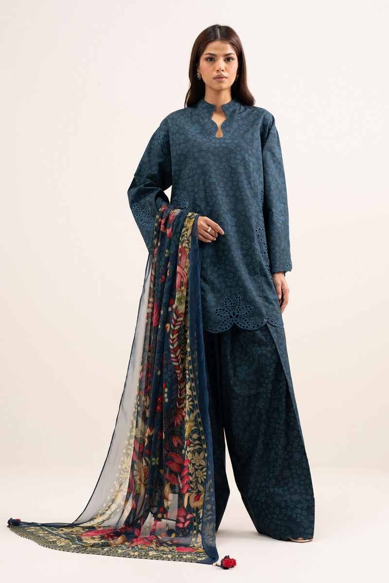 3 Piece - Embroidered Lawn Suit