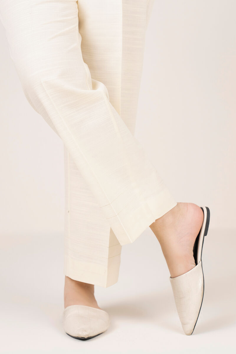 Light Khaddar Straight Pants