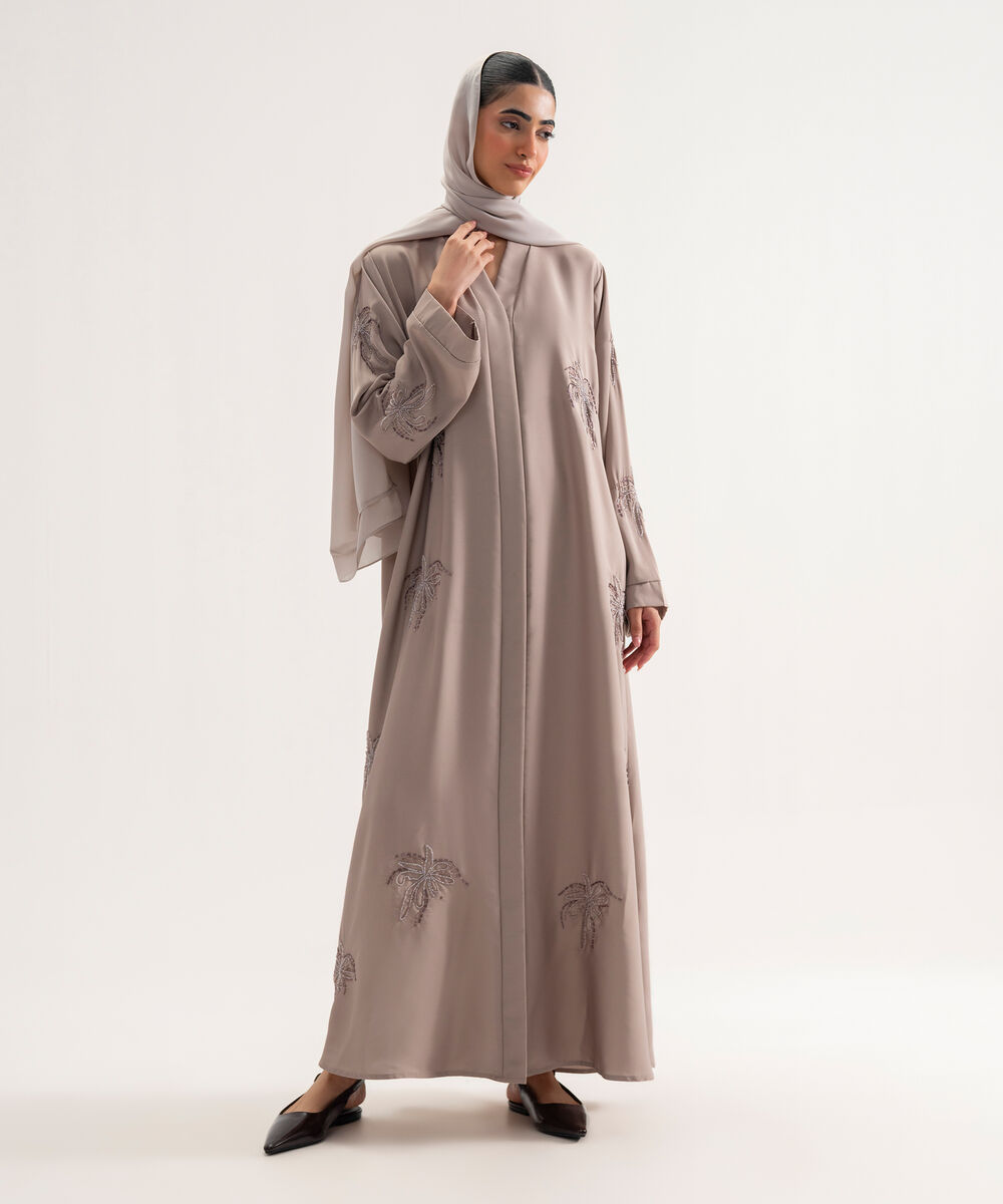 Women's Polyester Taupe Hijab