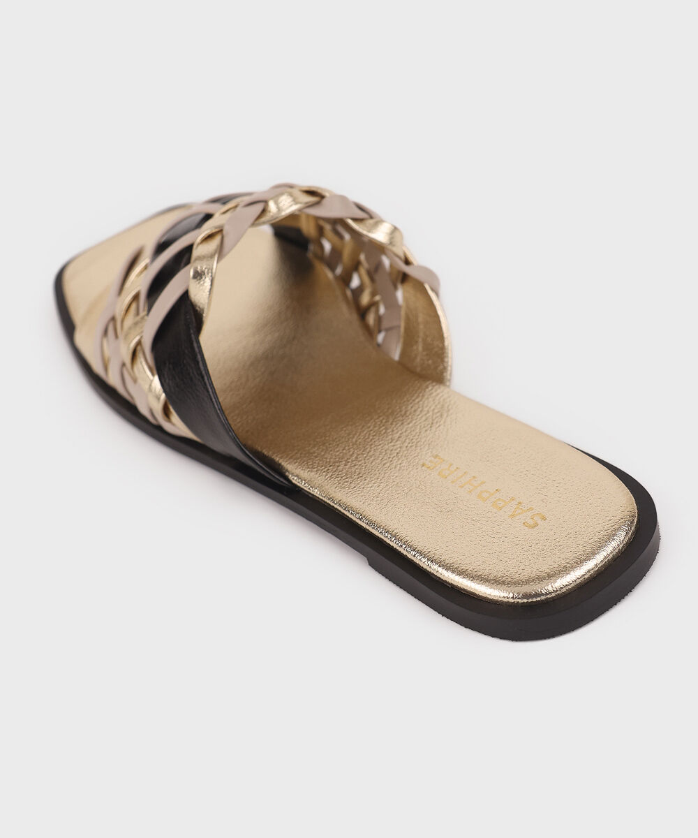Women's Gold Flats