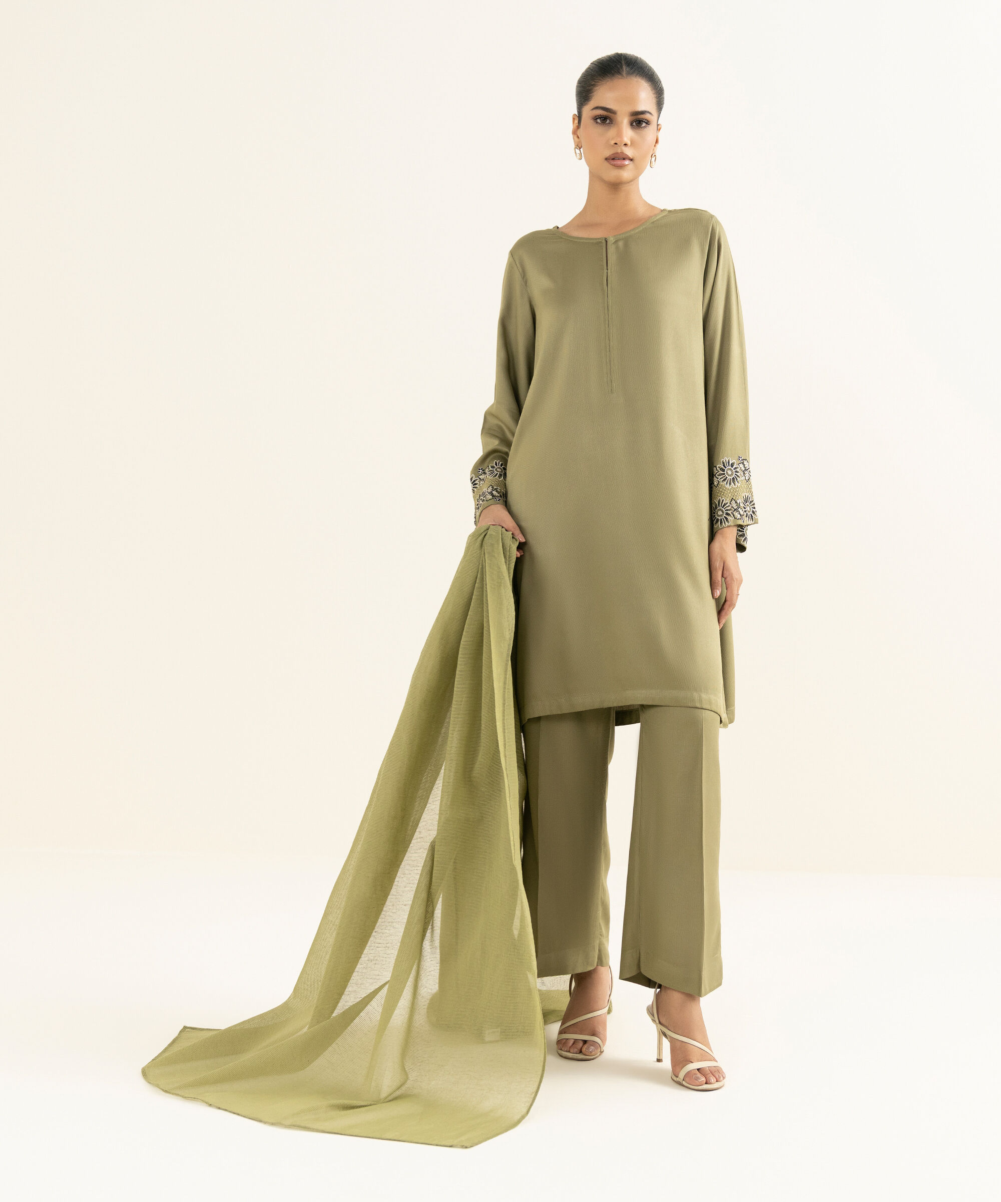 Solid Dupatta 3PDFW25V470D