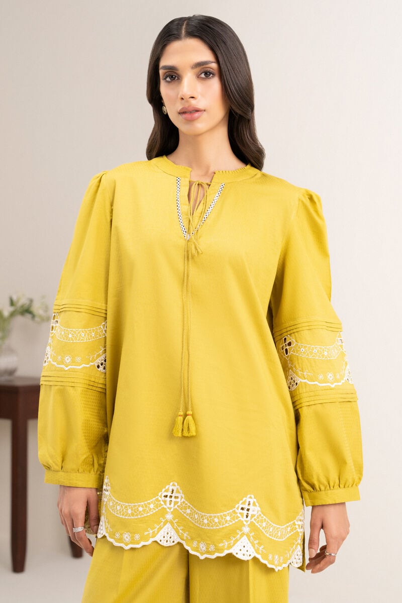 Embroidered Dobby Shirt