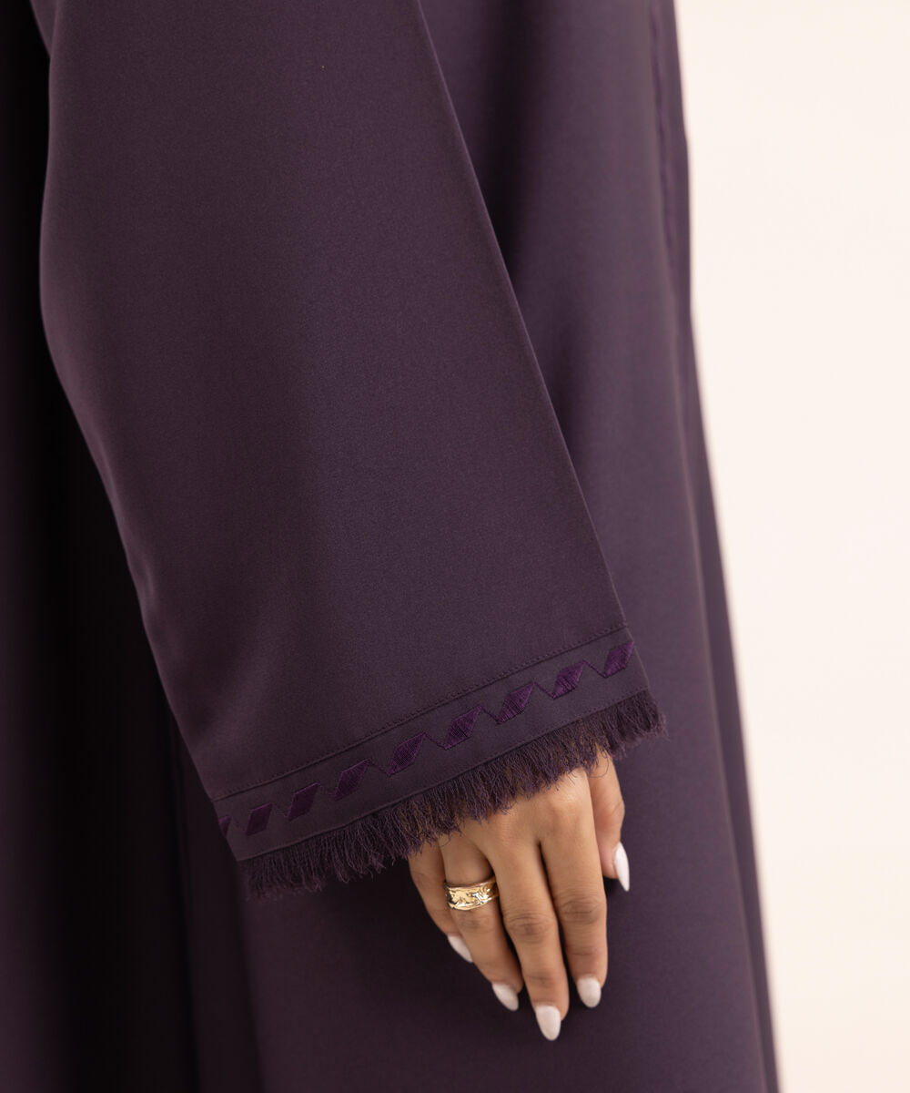 Women's Purple Nida Abaya