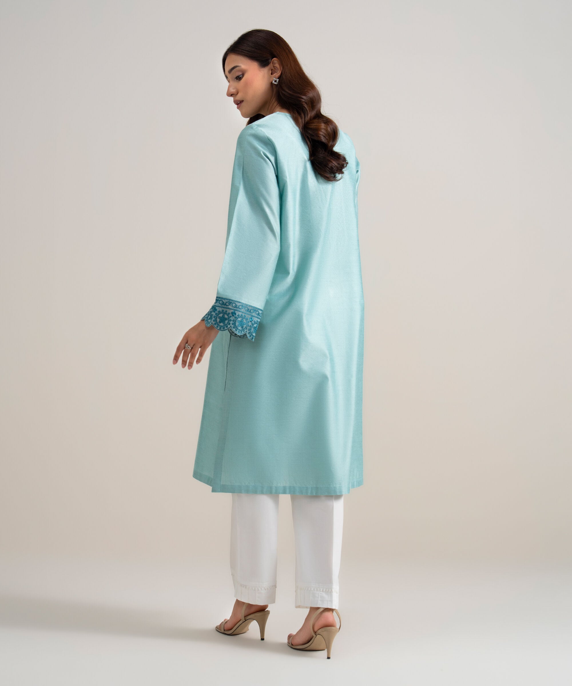 Unstitched Cotton Net Shirt USFLXS25V511