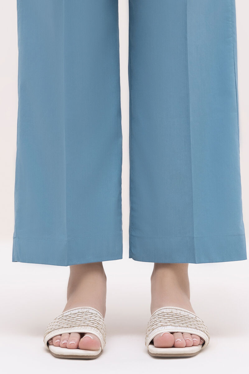 Cotton Viscose Straight Pants