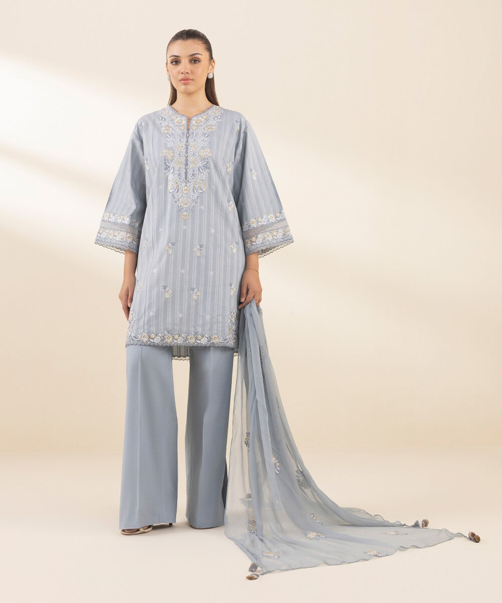 U3PEDF25V226 Unstitched 3 PC U3PEDF25V226