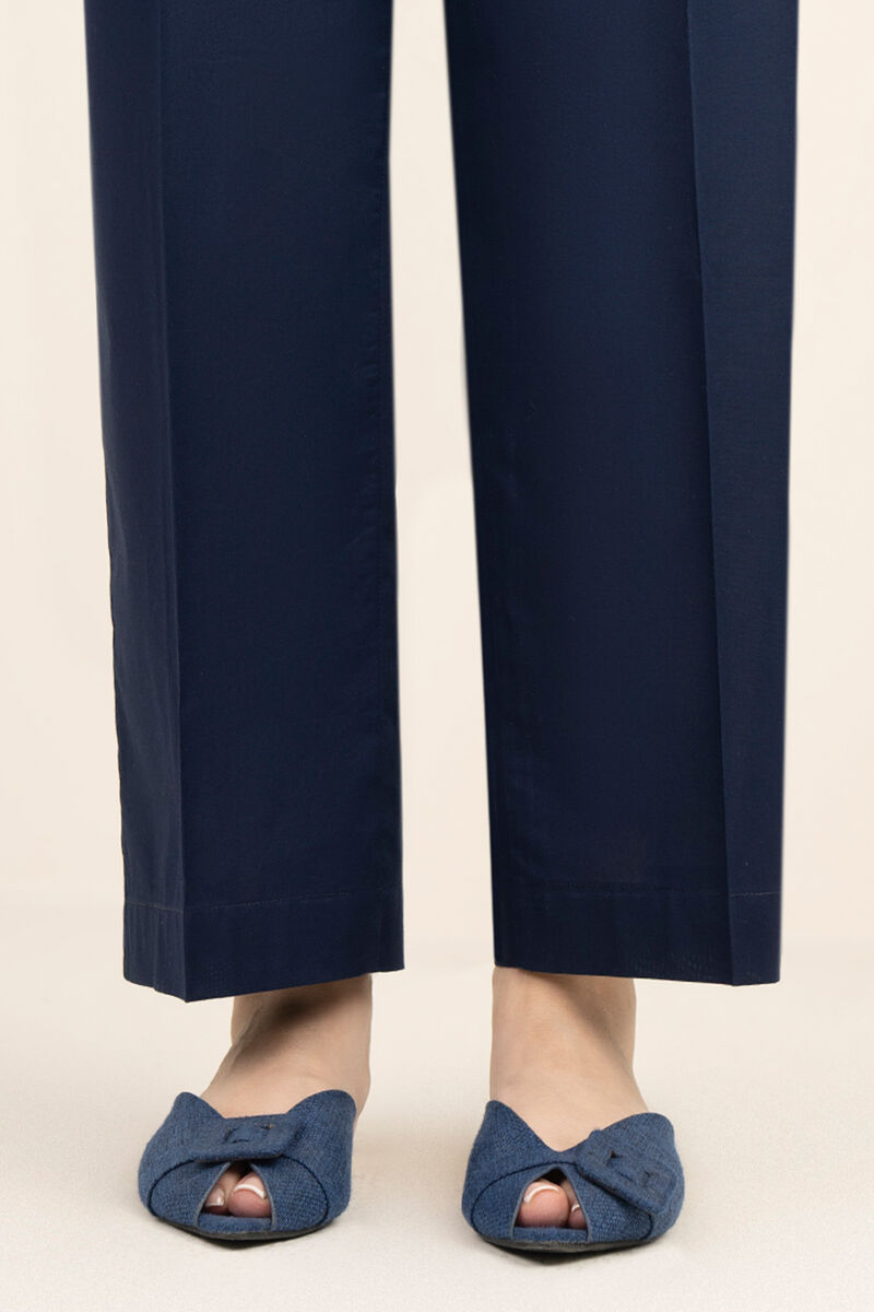 Solid Cambric Straight Pants