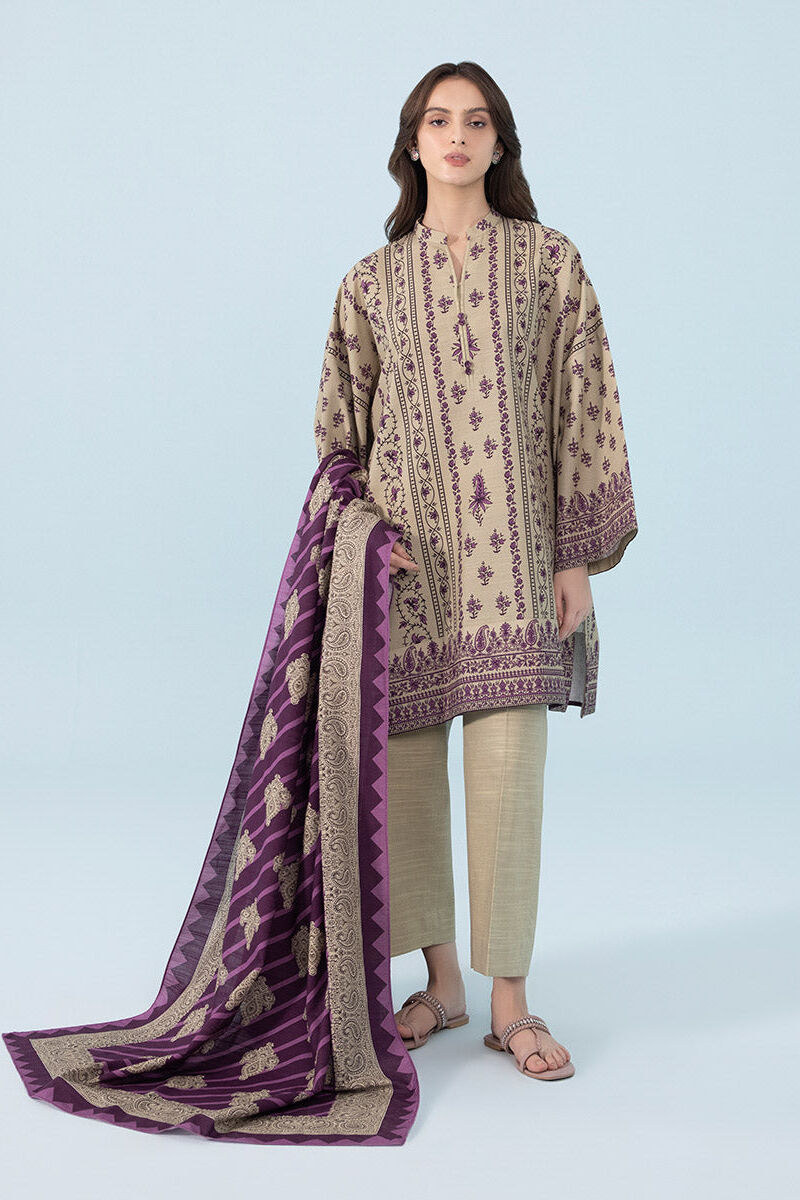 3 Piece - Printed Lawn Suit