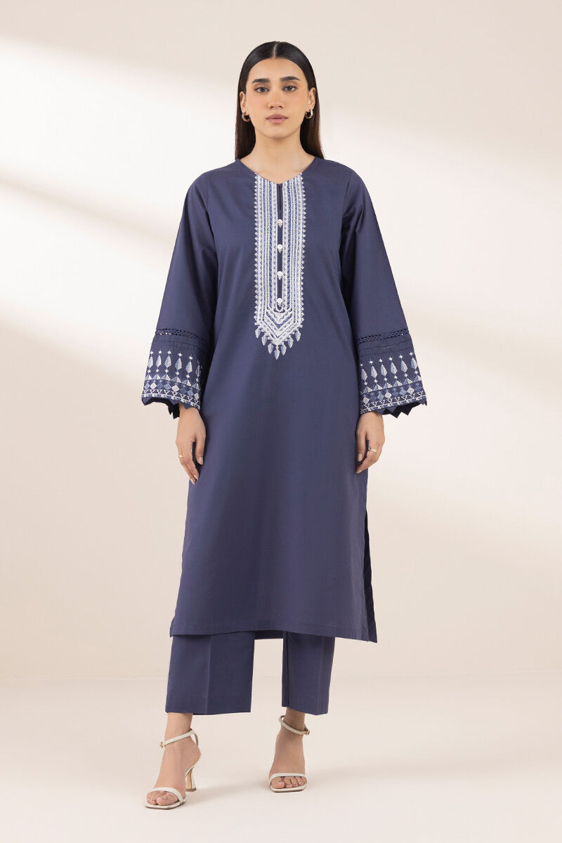 Embroidered Crosshatch Shirt