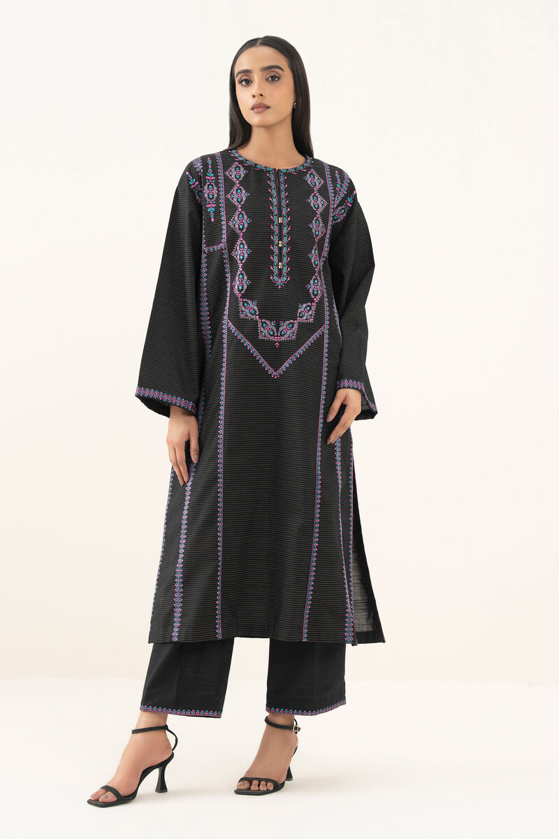 Embroidered Light Khaddar Shirt