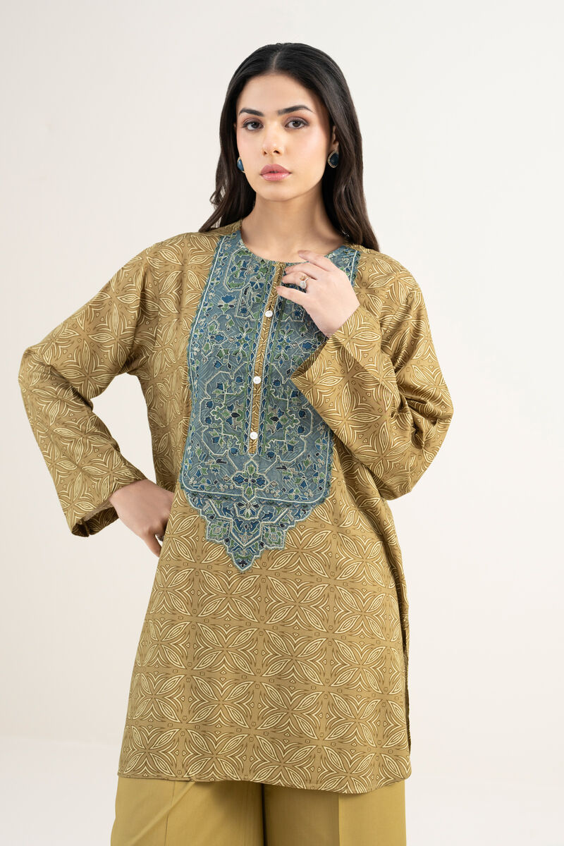 Embroidered Arabic Cambric Shirt
