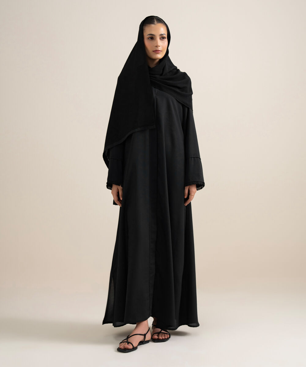 Women's Black Regular Abaya