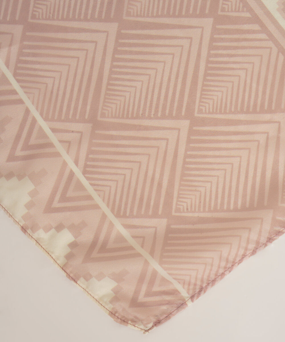 Women's Blended Tissue Pink Printed Dupatta