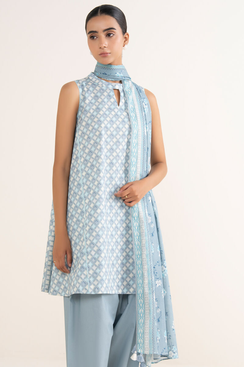 3 Piece - Printed Lawn Suit