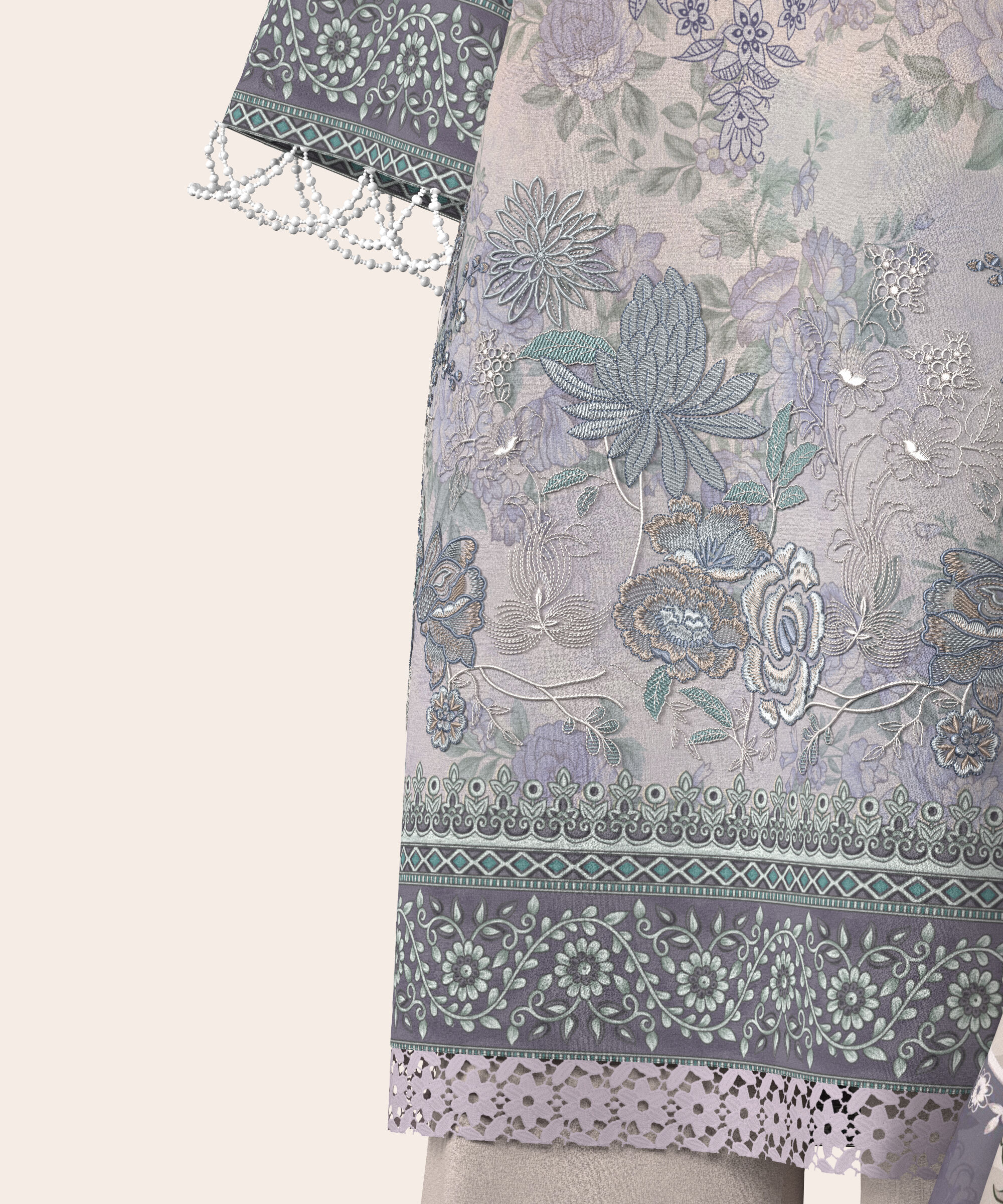 Unstitched 3 PC PPEWS26CL322