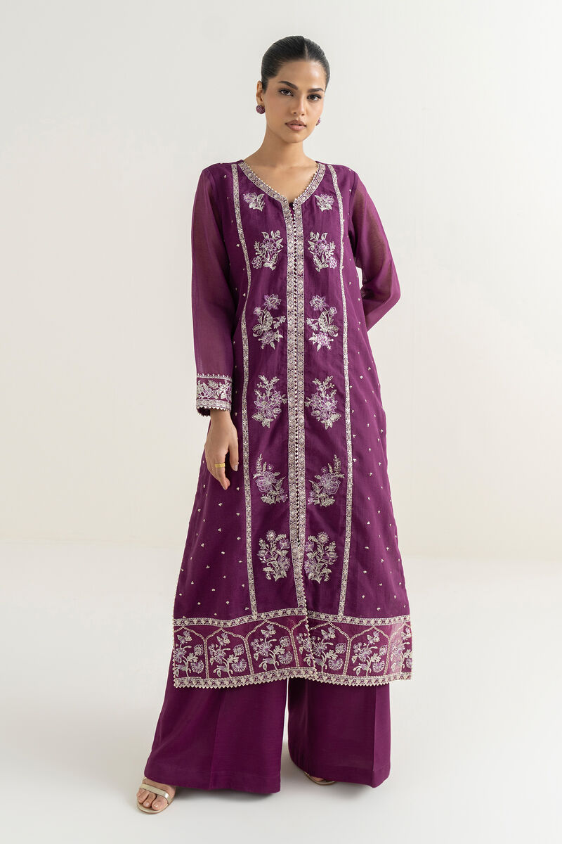 Embroidered Karandi Shirt