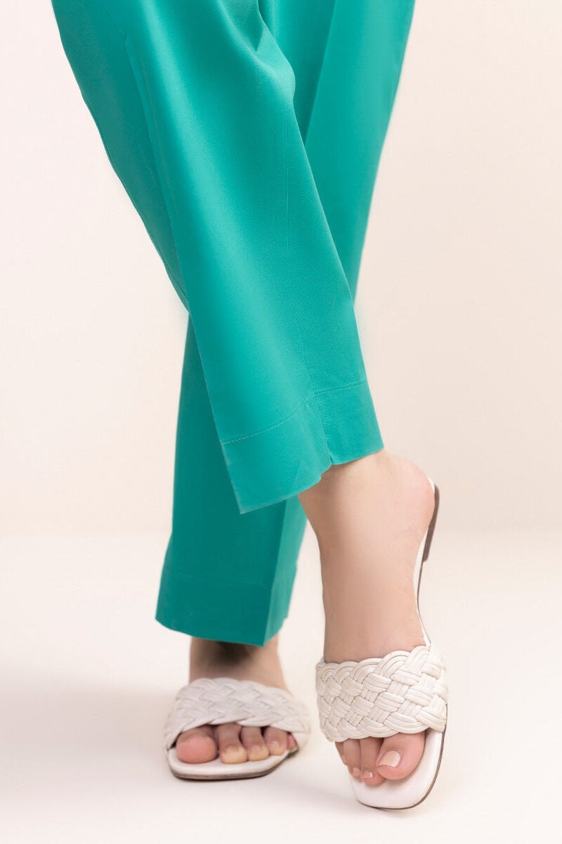 Cambric Straight Pants