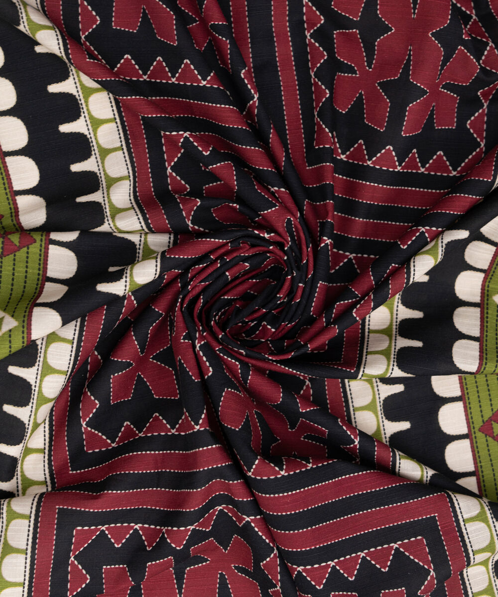 Printed Khaddar Pale Yellow Dupatta