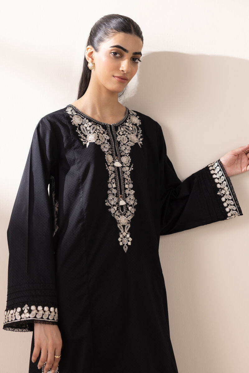 Embroidered Dobby Shirt