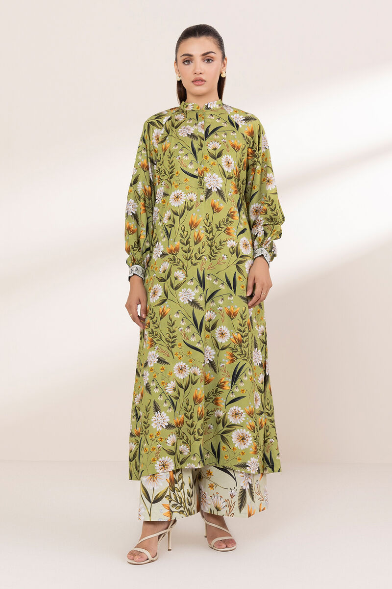 Printed Arabic Lawn Shirt