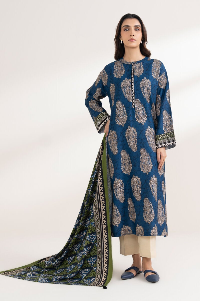 Printed Linen Dupatta