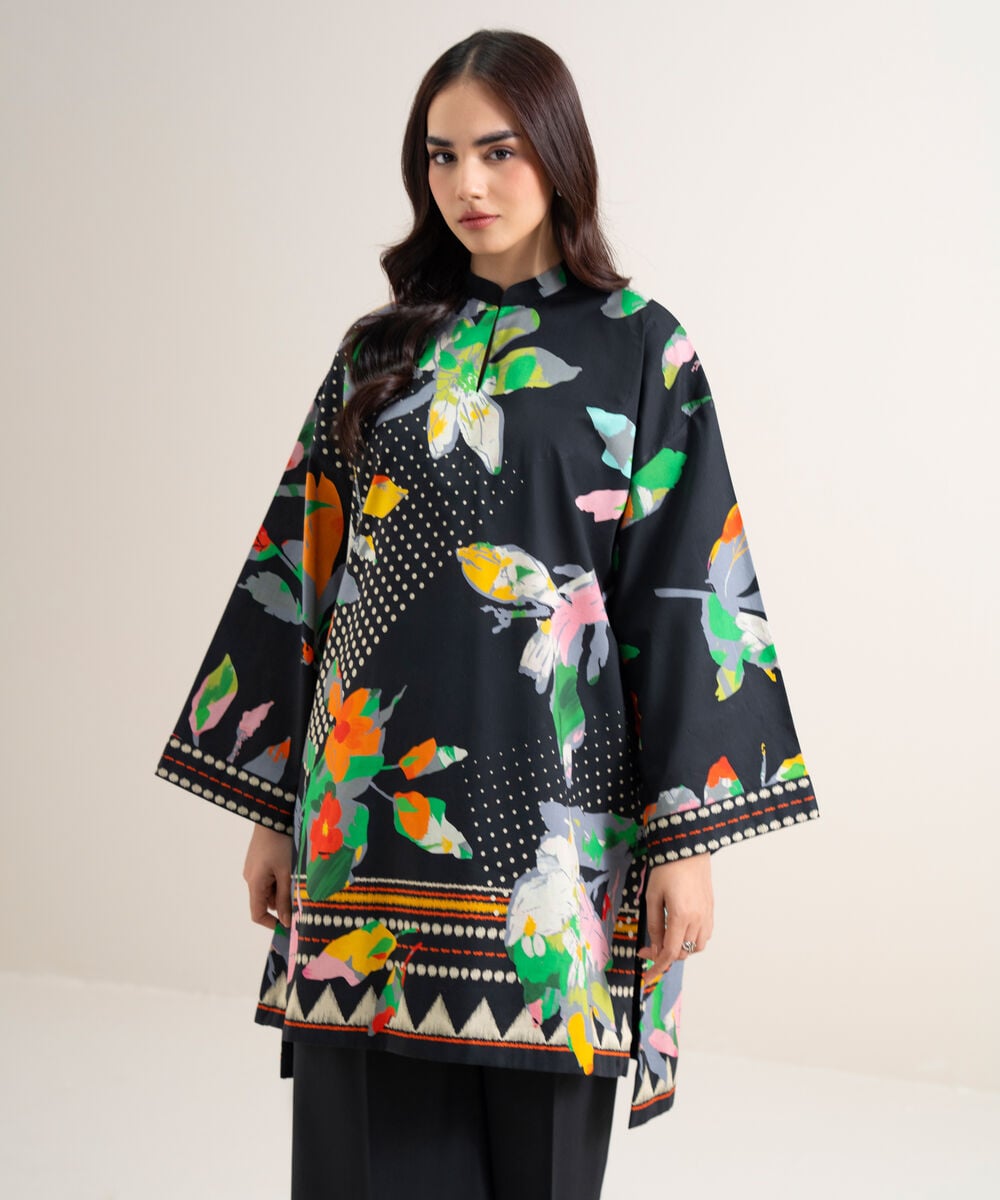 Women's Unstitched Lawn Printed Multi  2 Piece Suit