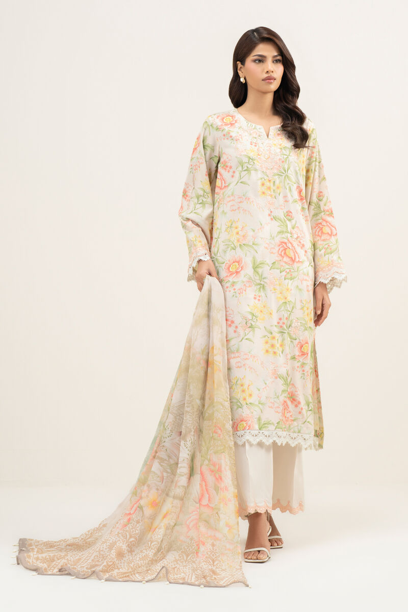 3 Piece - Embroidered Lawn Suit