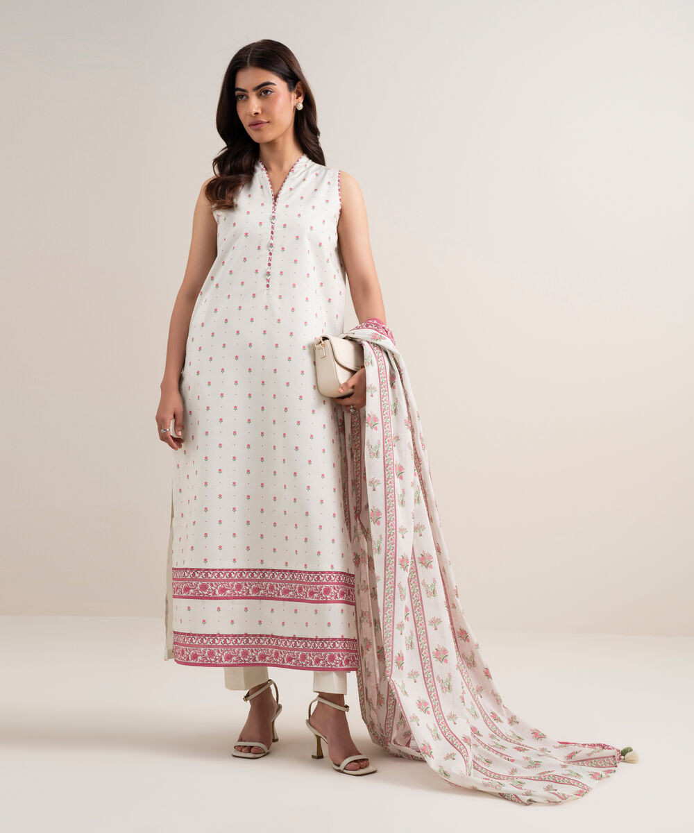 3 Piece - Printed Lawn Suit