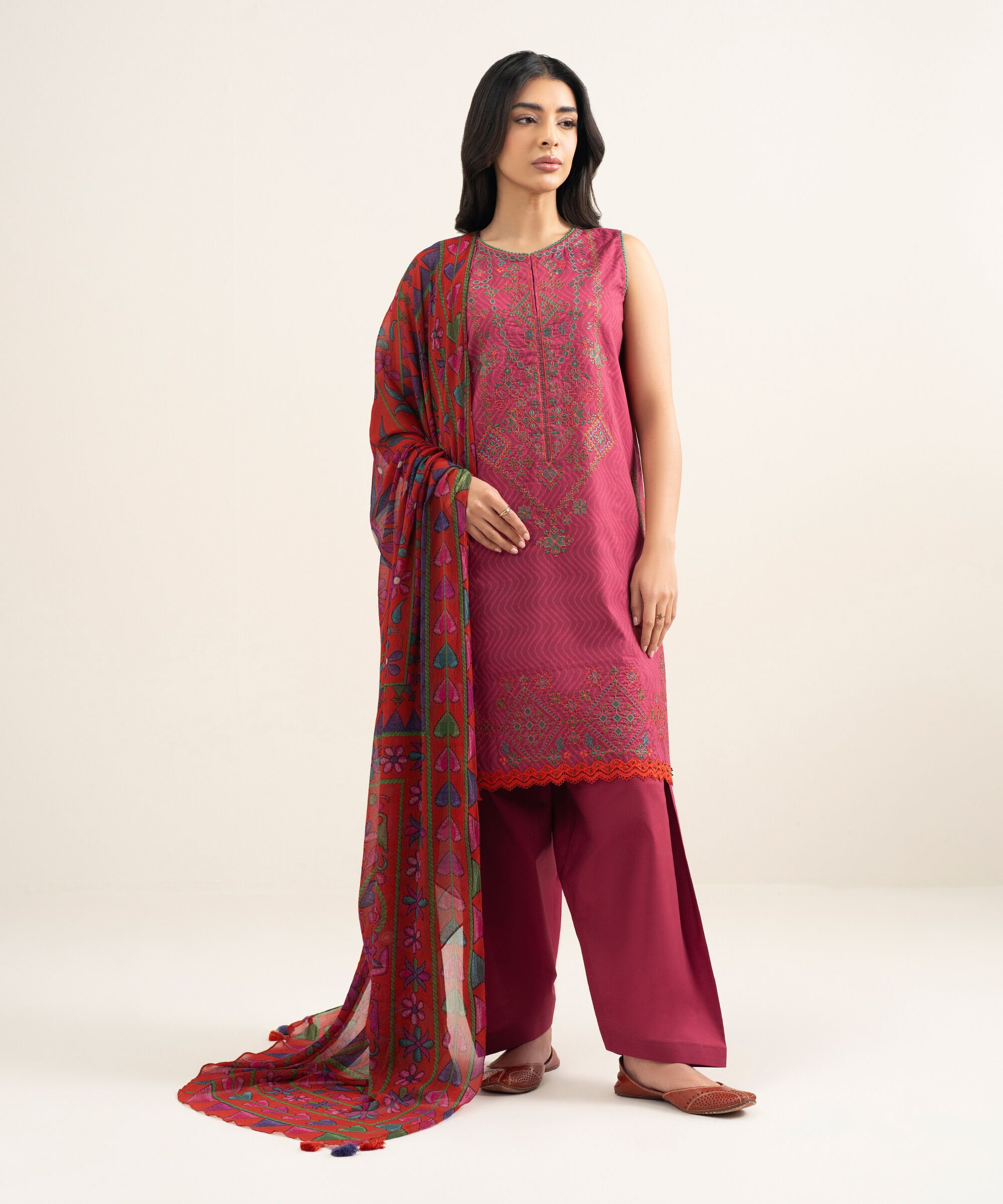 Unstitched 3 PC U3PESGS26V34 i Sapphire PK