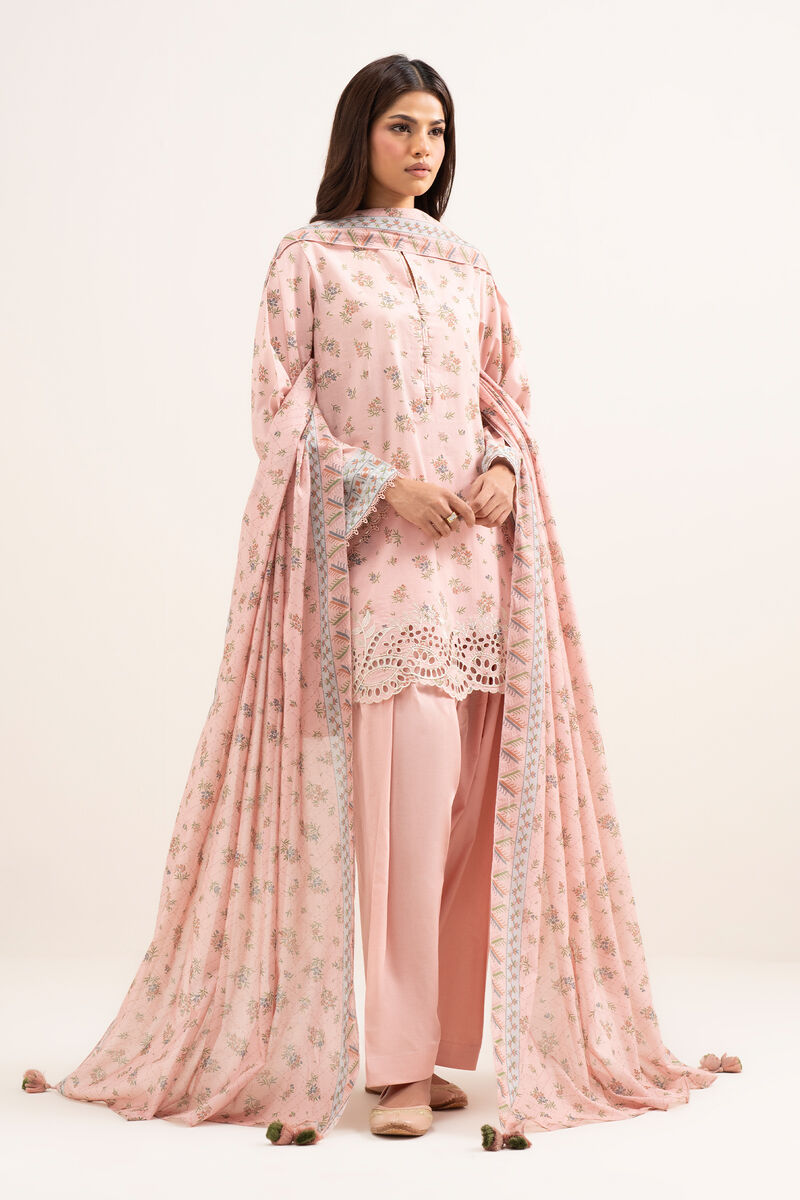 3 Piece - Embroidered Lawn Suit