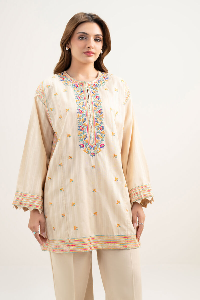 2 Piece - Embroidered Dobby Suit