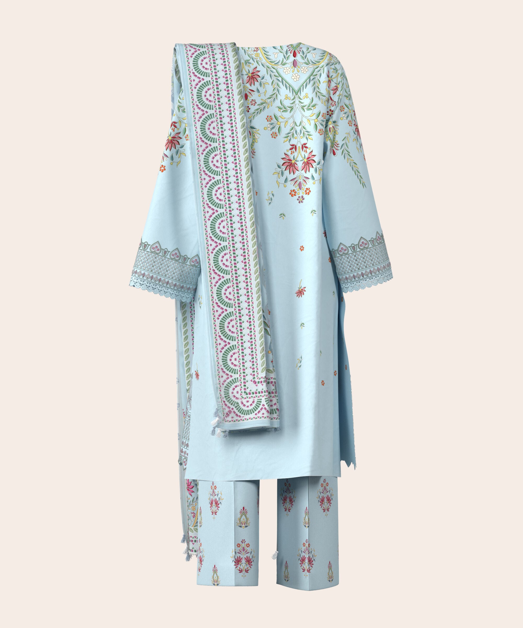 Unstitched 3 PC PPEWS26CL545