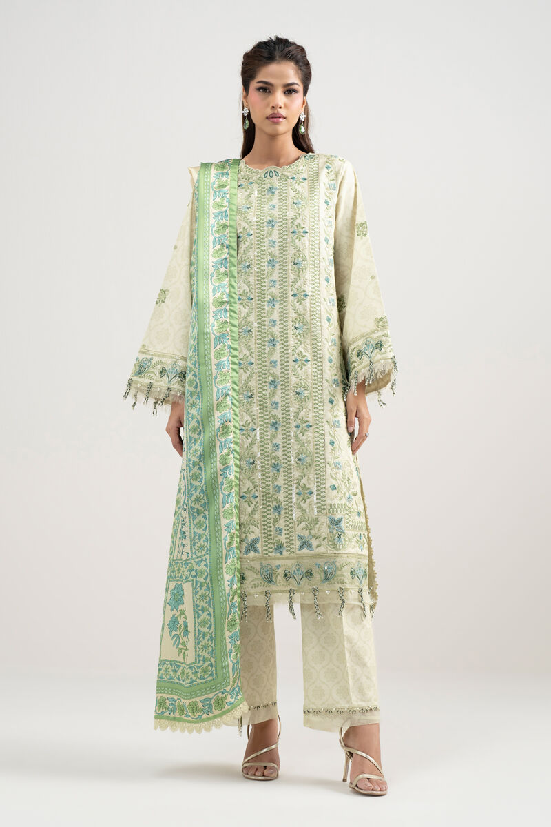 3 Piece - Embroidered Lawn Suit