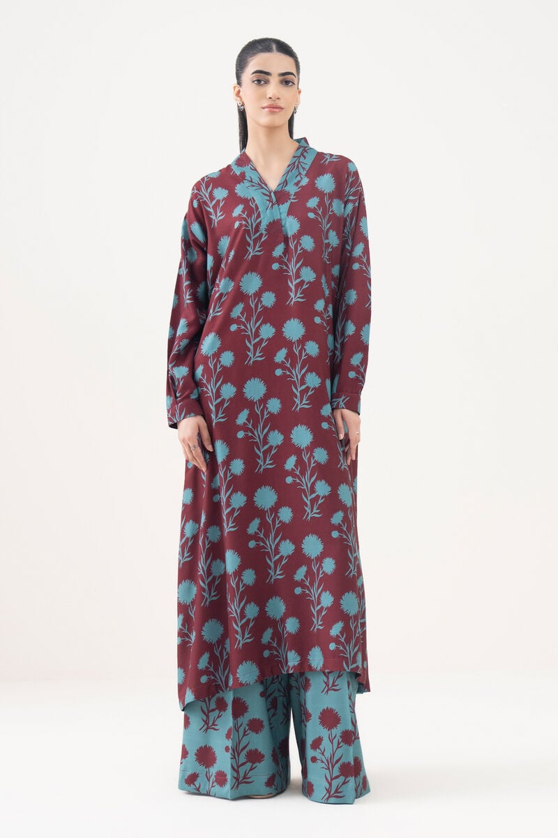 Printed Viscose Linen Shirt