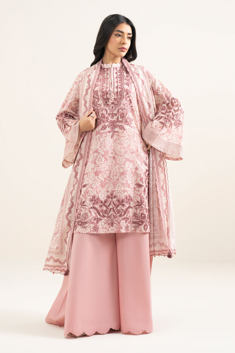 3 Piece - Embroidered Lawn Suit