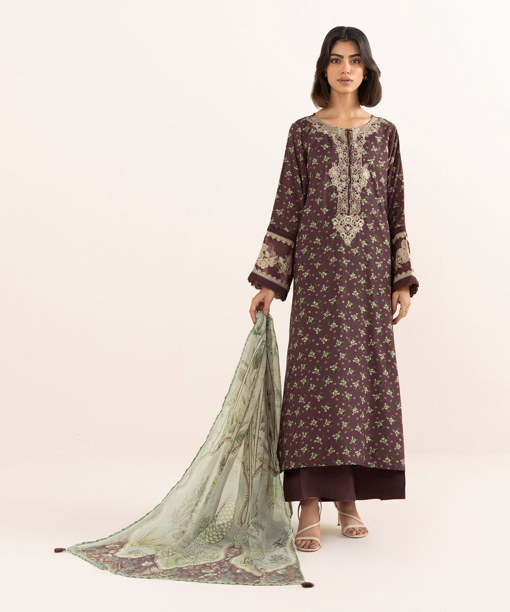 DEPRW25V122D Printed Dupatta DEPRW25V122D