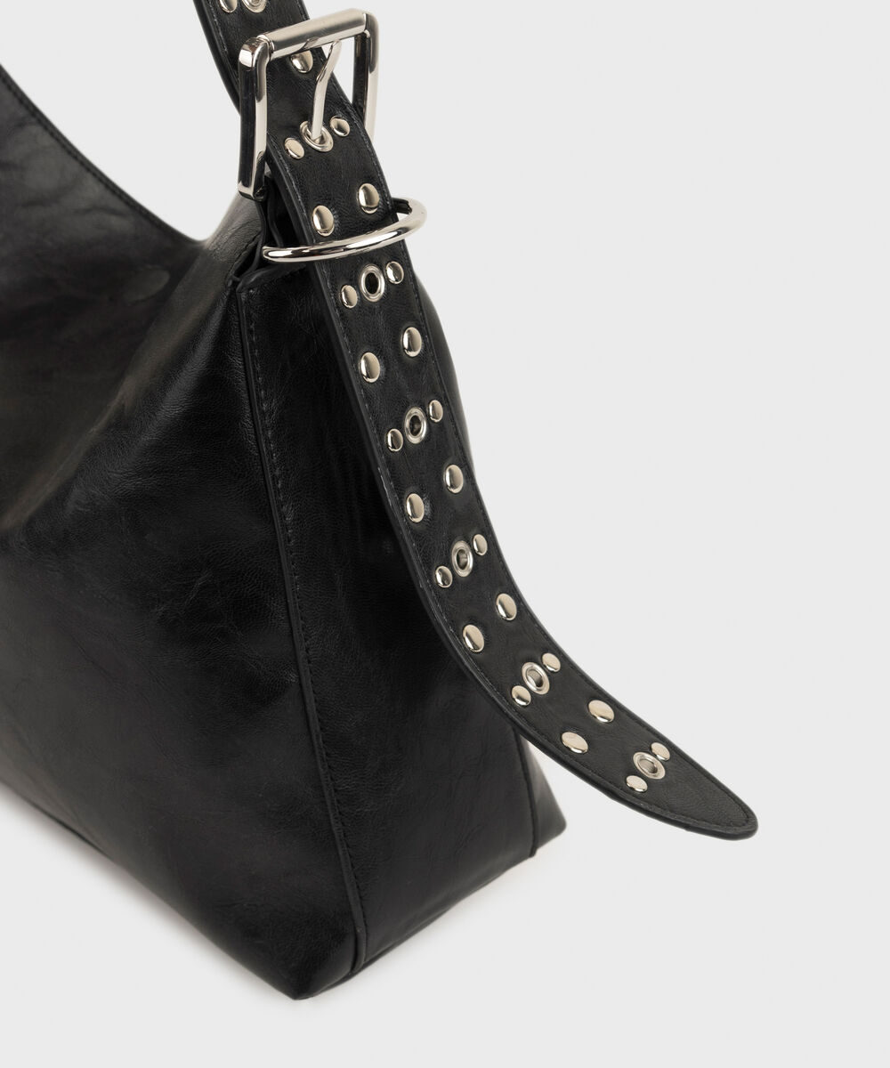 Women's Black Shoulder Bag
