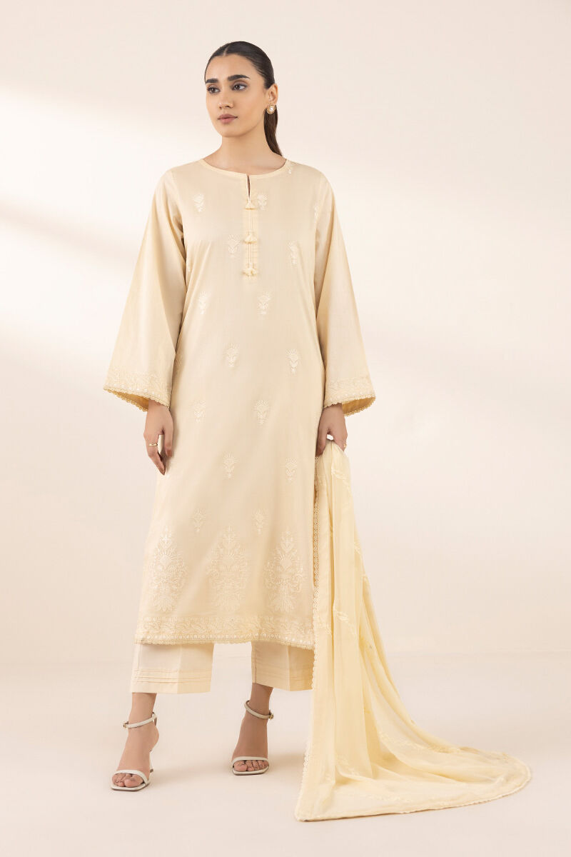 Embroidered Chiffon Dupatta