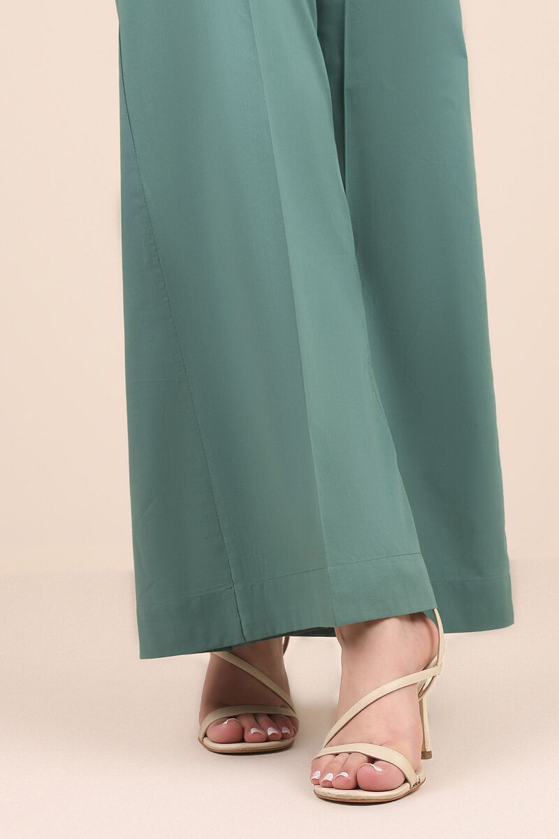 Solid Cambric Flared Pants