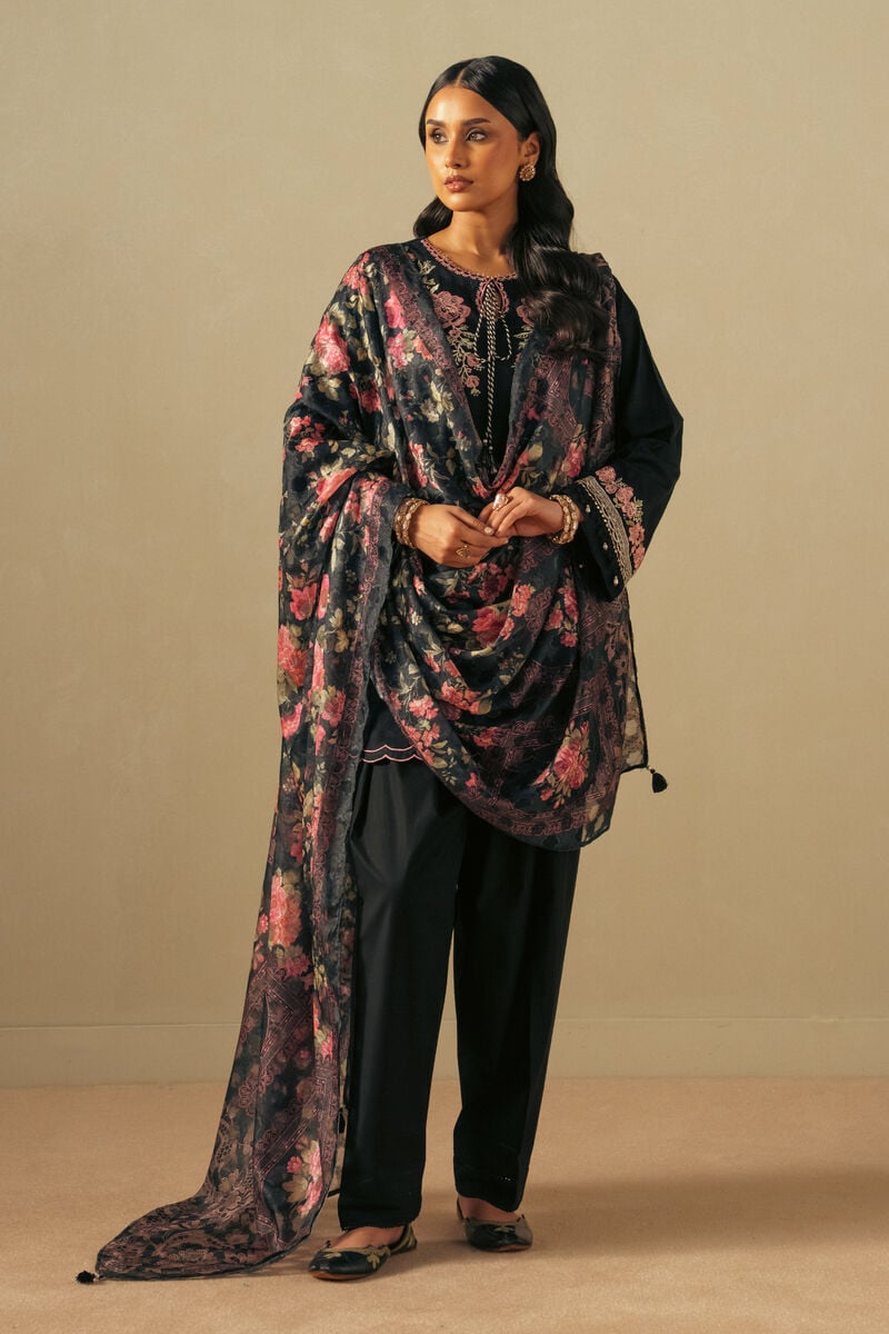Printed Jacquard Dupatta