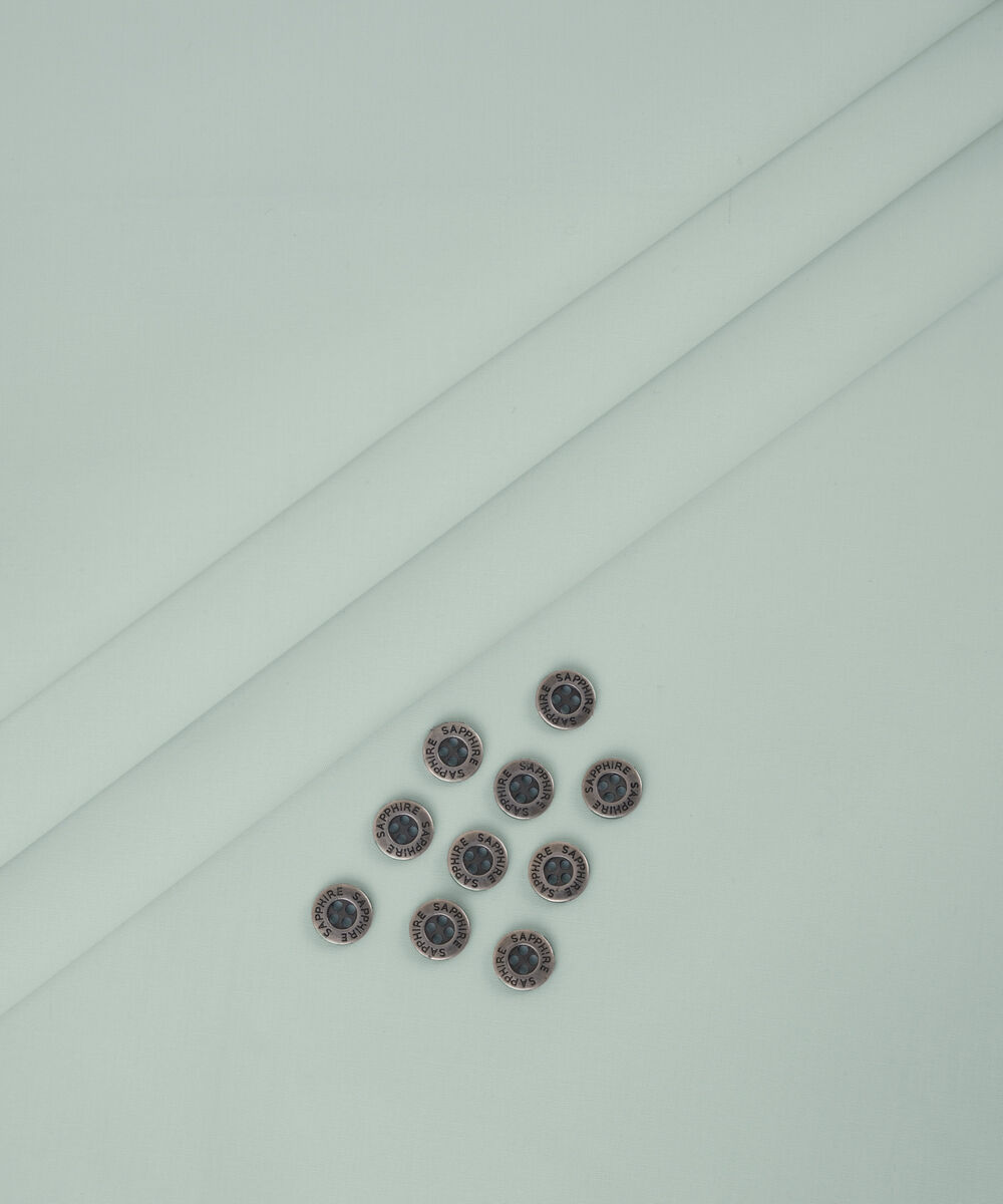 Men's Unstitched 2-Piece Premium Latha Apple Green Suit