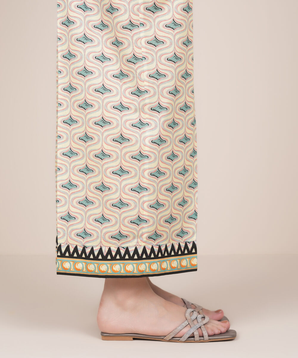 Women's RTW Cambric Multi Printed Culottes